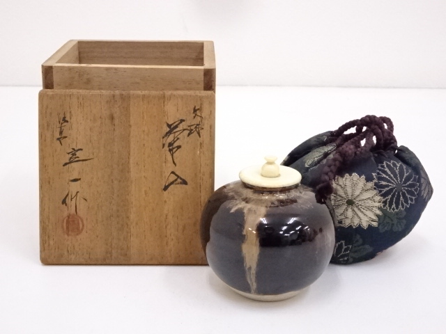 道具 ] - 道具 京焼 桶谷定一造 文琳茶入 □z | ネットショップ圭